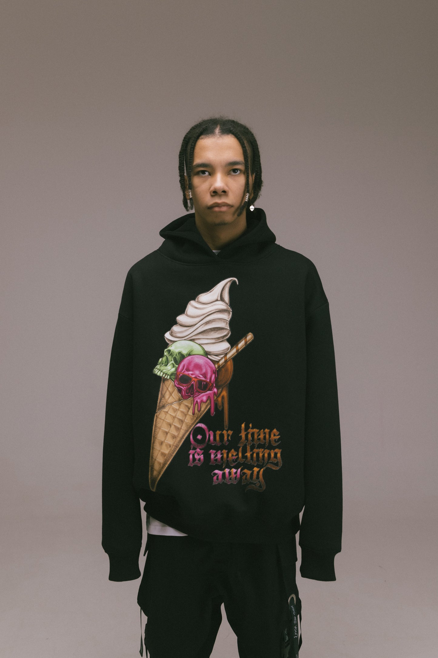 "Who Are You?" Hoodie - dead cone