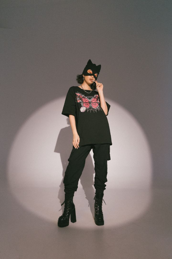 "Who Are You?" Ladies Tee - Butterfly