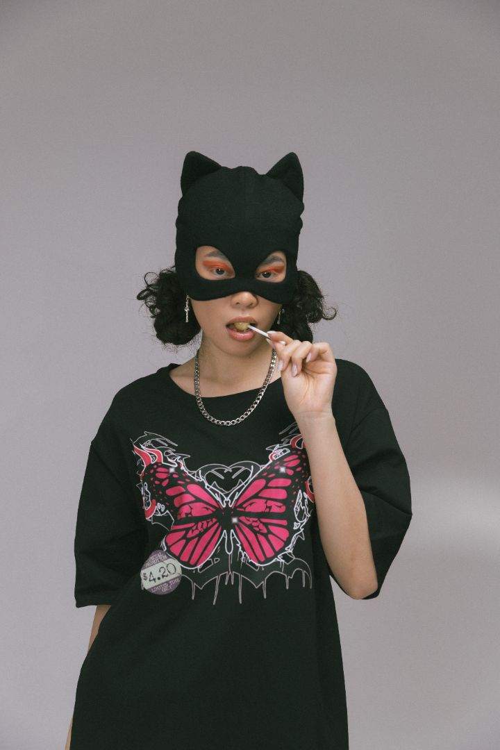"Who Are You?" Ladies Tee - Butterfly