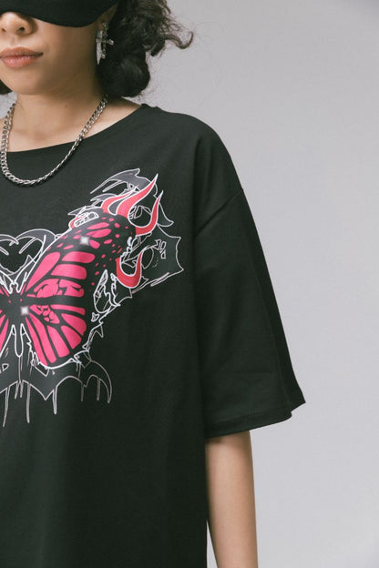 "Who Are You?" Ladies Tee - Butterfly