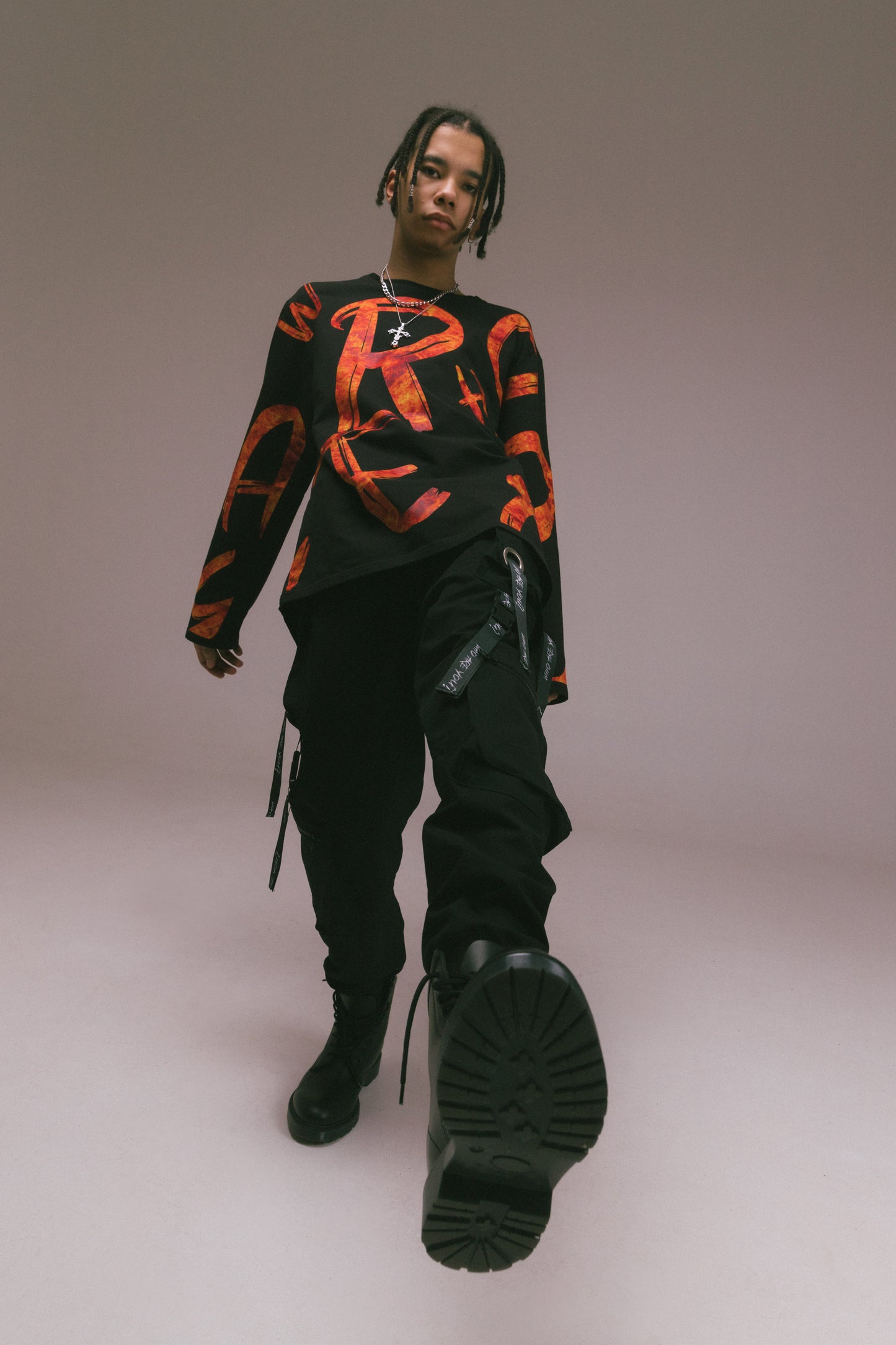 "Who Are You?" Longsleeve - Fire