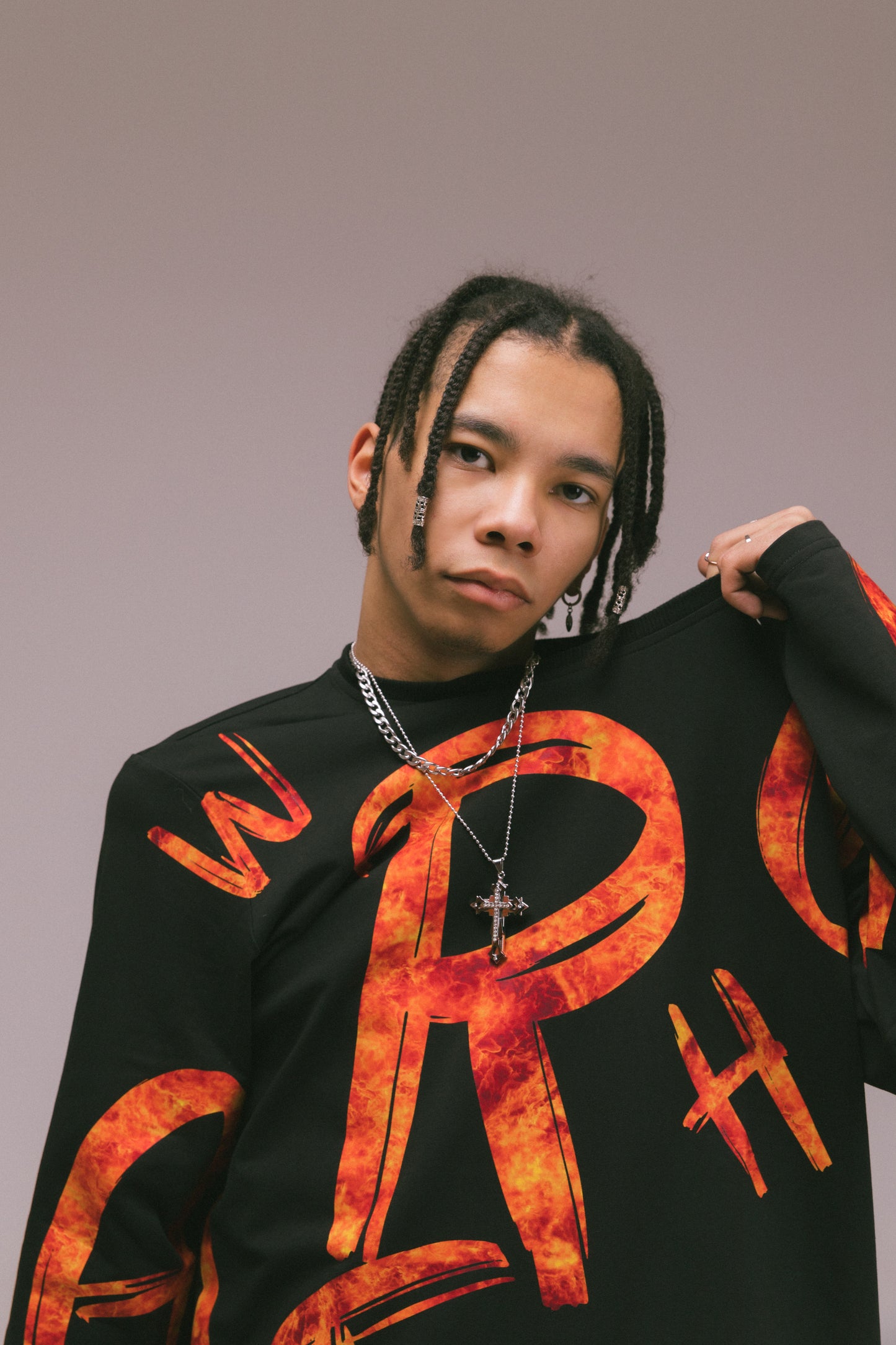 "Who Are You?" Longsleeve - Fire